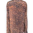 Lafayette 148  New York Diana Shirt Leopard Print Tie Front Long Sleeve Blouse Photo 6