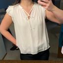 T Tahari White Sleeveless Blouse Photo 0