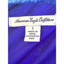 American Eagle  Outfitters Women’s Size 2 Blue Crepe Georgette Fit & Flare EUC Photo 9