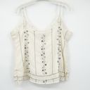 Idyllwind  Womens Floral Beaded Embellished Western Sleeveless Cami Blouse Size L Photo 8