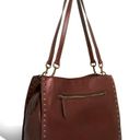 Krass&co American Leather . Lennox Studded Triple Entry Leather Satchel Photo 1