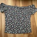 Mossimo Supply Co Flower Off Shoulders Top Photo 0