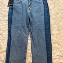 Nasty Gal Nasty‎ Gal Momokrom Jeans Womens Blue Denim Ankle Stripe Sides Raw Hem Size 29 Photo 1