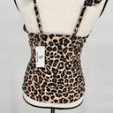 Beachsissi Leopard Ruffle V Neck Tummy Control Tank Swimsuit Size Medium Photo 8