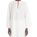 The Row  Omao Oversized Cotton-voile Tunic Ivory Women's Size M Casual Relaxed Photo 1