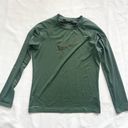 Nike Swim Green Long Sleeve Top Size Small Photo 0