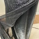 Jump Y2K  Strapless Black Silver Formal Gown Dress 5 6 Photo 5