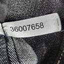 White House | Black Market  Womens Skirt Size 10 Black Denim Mini Faded Button Zip Photo 5