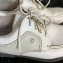 FootJoy  GreenJoys Women’s Golf Shoes Size 8.5 White Gray Leather 48704 Photo 2