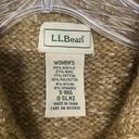 Lands'End  Sweater Womens S Vest Brown Collared Wool Acrylic Button Grandma Cable Photo 1