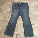 Torrid New  Sz 18S short Women’s Flare Blue Denim Distressed  Jeans NWT Msrp $69 Photo 9