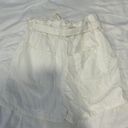 The Loft White High Rise Shorts With Belt Photo 2