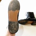 Vintage Black Leather Lace Up Kiltie Boots 90s Y2K Women’s Size 8 Western Roper Photo 3