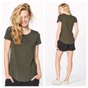 Lululemon  Love Crew Neck Tee III Short Sleeve in Dark Olive Green Women's 4 Photo 1