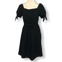 Universal Threads NWOT Black Eyelet Peasant Dress Photo 2