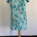 Lucy Love Blue Floral Short Sleeve Shift Dress Photo 3