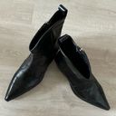 ZARA NWT  WOMEN HEELED LEATHER COWBOY ANKLE BOOTS ELASTIC GORING Size 8 Photo 8