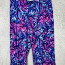 Quacker Factory pull on capri pants 3X wide leg colorful aloha resort tropical Photo 0