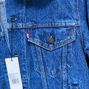 Elizabeth and James NWT  Women's Blue Jean Sherpa Collar Denim Jacket OS Photo 3