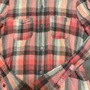 We The Free Plaid Lace Back Flannel Shirt Photo 2