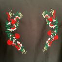 BLACK EMBROIDERED DRESS Sz:Small Photo 1