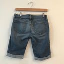 J Brand  Cuffed Demin Bermuda Shorts Size 26 Photo 7