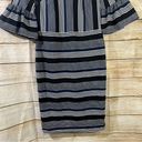 ECI striped v-neck bell sleeves dress women’s Size 6 Photo 8