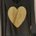 Wildfox | Gold Heart Faded Jumper Sweatshirt | XS Photo 1