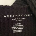 American Eagle AEO Soft and Sexy Oversized Waffle Knit Hooded Cardigan Comfy Cozy Size Small Photo 2