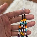 Altar'd State NWOT Altar d’state bohemian beaded flower drop earrings  Photo 3