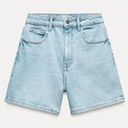 ZARA High Rise Mom Shorts Photo 2