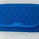 Vera Bradley  Bahama Bay Wallet Wristlet Quilted Clutch Organizer Leather Trim Photo 0