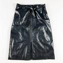 Bailey44 NEW Bailey 44 Anthropologie Marceline Faux Vegan Leather Straight Midi Skirt M Photo 0