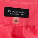 Black Label  By Evan Picone Neon Cherry Vented Pencil Skirt Size 10 Photo 4