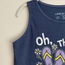 Life is Good  Womens Crusher Tank Top Oh The Places You'll Go Size Small Blue Photo 2