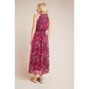 Maeve NWT Anthropologie  Kelli Halter Maxi in Pink Combo Sleeveless Dress XS Photo 2