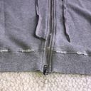 Pam & Gela  Lace Up Crop Hoodie Sweatshirt Gray S Photo 7