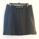 ep pro  Skort Black w/ Front Buckle Detail & Side Zipper Sz 8 EUC Golf Tennis Photo 0