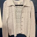 Joie Crochet Gray Cardigan Photo 2