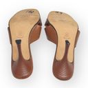 Isaac Mizrahi new  ⌘ Open Vamp Lizard Kitten Heel Mule Sandals ⌘ Orange Brown 10 Photo 11