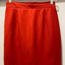 United Colors Of Benetton Vintage  Women’s Red Straight Fitted Pencil Skirt Photo 0