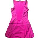 Nike Fit Dry Tennis Dress S Vivid Pink Pleated Bubble Skirt BlackTrim Barbiecore Photo 1