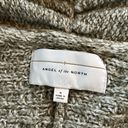 Anthropologie Anthro Angel of the north sage green cotton alpaca blend long cardigan sweater M Photo 14