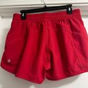 Lululemon Red Tracker Shorts Photo 1