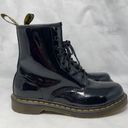 Dr. Martens 1460 Bex Patent Leather Lace Up Ankle Work Boots Utility Grunge 10 Photo 4