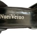 Nuei Veiuo women's chunky high heels black with silver around heel size 7 Photo 3