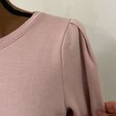 Banana Republic  Factory fleece lined smocked sweatshirt dusty pale pink size S Photo 5