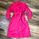 London Fog Vintage  Pink Trench Coat Photo 7