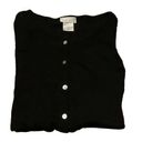 Pierre Cardin  Knit Women’s Sweater Black Scoop Neck Sweater. Medium Made In USA Photo 1