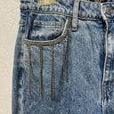 Simple Society  sparkly fringe Straight Super High Rise Jeans Size 5/27 western Photo 2